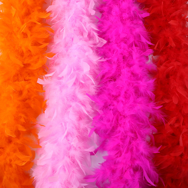 Wholesale 90 Grams Turkey Feather Boa Natural Turkey Marabou